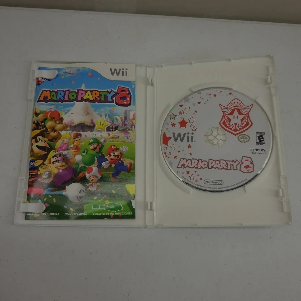 Mario Party 8 Nintendo Wii CIB Complete with Manual Tested & Working Game
